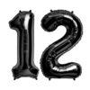 Balon folie cifra aniversare 12 ani