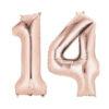 Balon folie cifra aniversare 14 ani