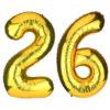 Balon folie cifra aniversare 26 ani