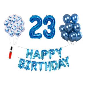 Cadou Set baloane Happy Birthday 23 ani