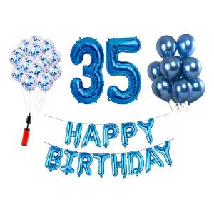 Cadou Set baloane Happy Birthday 35 ani