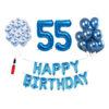 Cadou Set baloane Happy Birthday 55 ani