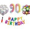 Set Happy birthday Multicolor aniversare 90 ani