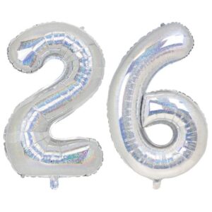 Balon folie cifra aniversare 26 ani