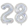 Balon folie cifra aniversare 28 ani
