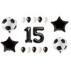 Cadou Set baloane Orbz tematica fotbal aniversare 15 ani