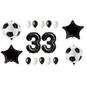Cadou Set baloane Orbz tematica fotbal aniversare 33 ani