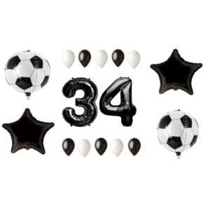 Cadou Set baloane Orbz tematica fotbal aniversare 34 ani