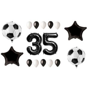 Cadou Set baloane Orbz tematica fotbal aniversare 35 ani