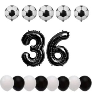 Cadou Set baloane tematica fotbal aniversare 36 ani