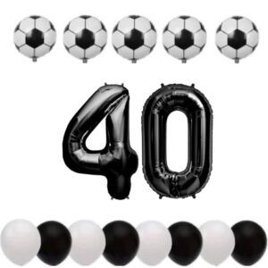 Cadou Set baloane tematica fotbal aniversare 40 ani