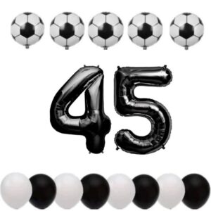 Cadou Set baloane tematica fotbal aniversare 45 ani