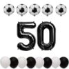 Cadou Set baloane tematica fotbal aniversare 50 ani