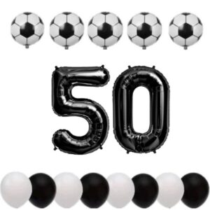 Cadou Set baloane tematica fotbal aniversare 50 ani