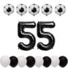 Cadou Set baloane tematica fotbal aniversare 55 ani