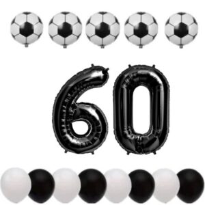 Cadou Set baloane tematica fotbal aniversare 60 ani