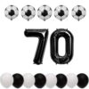 Cadou Set baloane tematica fotbal aniversare 70 ani