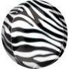 Balon Folie Orbz Zebra 60 cm