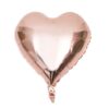 Balon din folie inima rose gold