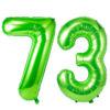 Balon folie cifra aniversare 73 ani ,culori variate, Domi Party & Gifts 23 Balon folie cifra aniversare 73 ani