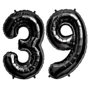 Balon folie cifra aniversare 39 ani