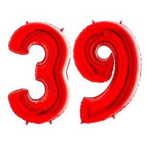 Alternative view of Balon folie cifra aniversare 39 ani ,culori variate, Domi Party & Gifts
