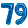 Balon folie cifra aniversare 79 ani ,culori variate, Domi Party & Gifts 23 Balon folie cifra aniversare 79 ani