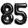 Balon folie cifra aniversare 85 ani ,culori variate, Domi Party & Gifts 23 Balon folie cifra aniversare 85 ani