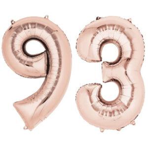 Balon folie cifra aniversare 93 ani