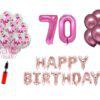 Set Happy birthday Roz aniversare 70 ani