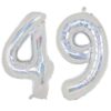 Balon folie cifra aniversare 49 ani ,culori variate, Domi Party & Gifts 23 Balon folie cifra aniversare 49 ani