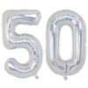 Balon folie cifra aniversare 50 ani ,culori variate, Domi Party & Gifts 22 Balon folie cifra aniversare 50 ani