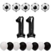 Set baloane tematica fotbal aniversare 11 ani 3 Cadou Set baloane tematica fotbal aniversare 11 ani