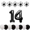 Set baloane tematica fotbal aniversare 14 ani 3 Cadou Set baloane tematica fotbal aniversare 14 ani