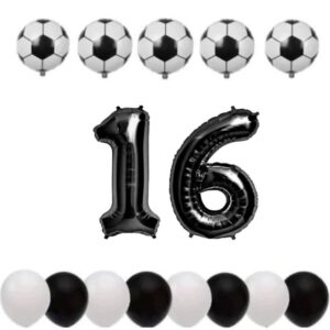 Cadou Set baloane tematica fotbal aniversare 16 ani