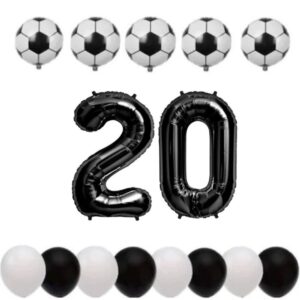 Cadou Set baloane tematica fotbal aniversare 20 ani