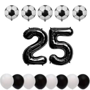 Cadou Set baloane tematica fotbal aniversare 25 ani