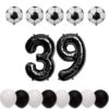 Set baloane tematica fotbal aniversare 39 ani 3 Cadou Set baloane tematica fotbal aniversare 39 ani