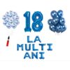 Set baloane La Multi Ani 18 ani, Baloane Latex, Baloane Folie, Baloane Confetti, Pompa 21 Cadou majorat Set baloane La Multi Ani 18 ani