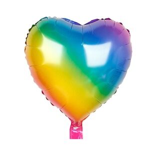 Balon din folie inima multicolor
