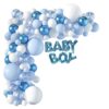 Set 118 baloane si accesorii pentru Aranjament tip Arcada, Baby Boy 3 Arcada BAby boy